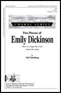 Two Poems of Emily Dickinson SA choral sheet music cover